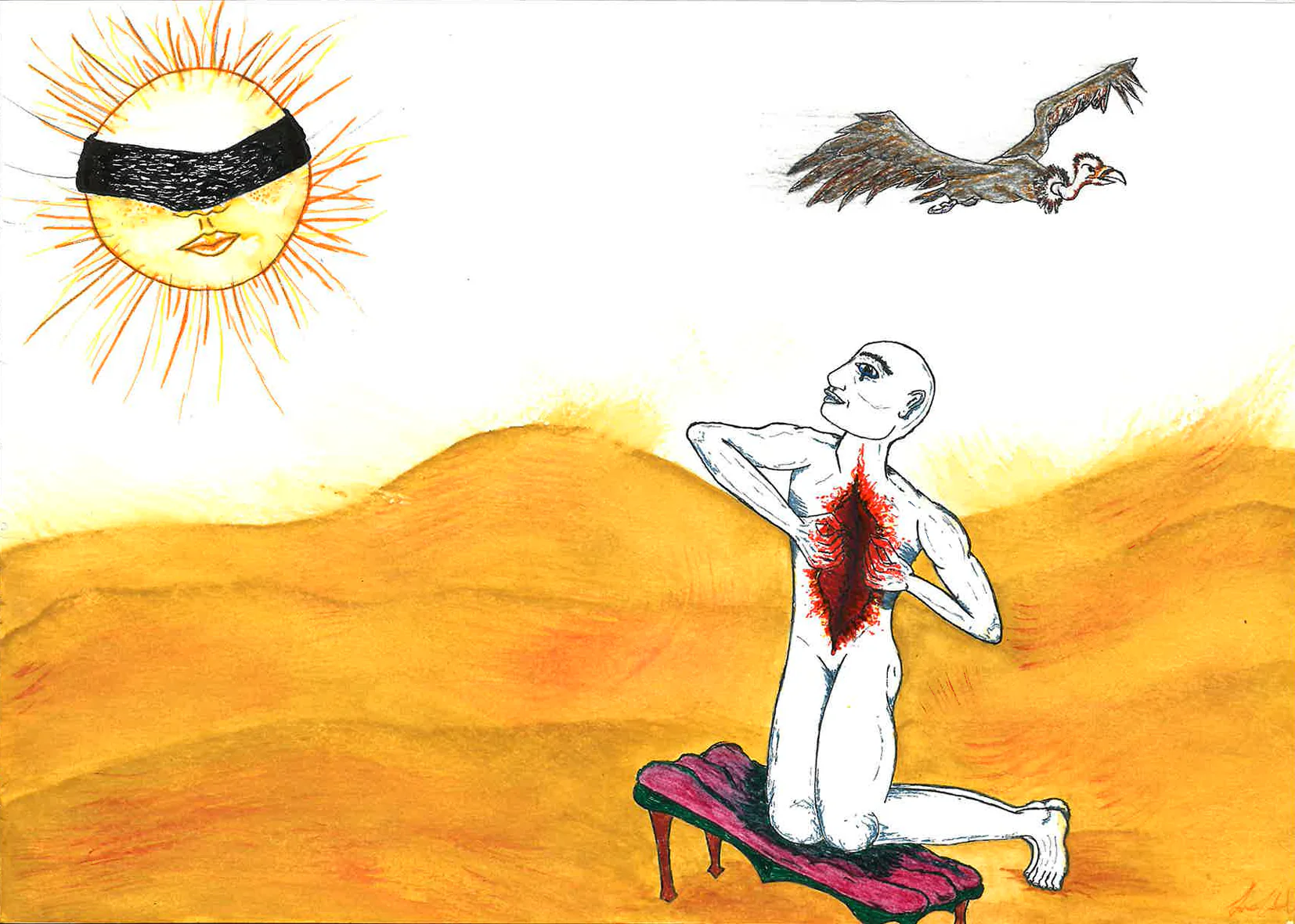 Blinded Sun by Luana Tabbara